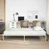 Lova Lovos rėmas be čiužinio Sulankstomas baltas 90x190 cm Plieninis