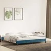 Lova Lovos rėmas be čiužinio Tamsiai mėlynas 200x210 cm aksomas