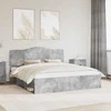 Lova Lovos rėmas Betoninė 180 x 200 cm Kietos pušies mediena