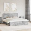 Lova Lovos rėmas Betoninė 180 x 200 cm Kietos pušies mediena
