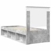 Lova Lovos rėmas Betono pilka 75 x 190 cm Kietos pušies mediena