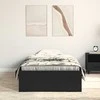 Lova Lovos rėmas Juodas ąžuolas 100 x 200 cm Apdirbta mediena