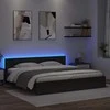 Lovos rėmas Juodas ąžuolas 180 x 200 cm Apdirbta mediena