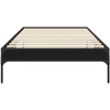Lova Lovos rėmas Juodojo ąžuolo 80 x 200 cm Apdirbta mediena