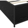 Lova Lovos rėmas Juodojo ąžuolo 80 x 200 cm Apdirbta mediena