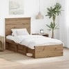Lova Lovos rėmas Meistrų ąžuolas 90 x 190 cm Kietos pušies mediena