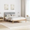 Lova Lovos rėmas Ruda 135 x 190 cm Kietos pušies mediena