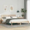 Lova Lovos rėmas Ruda 160 x 220 cm Kietos pušies mediena