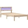 Lova Lovos rėmas Ruda 75 x 190 cm Kietos pušies mediena