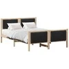 Lovos rėmas Ruda ir juoda 140 x 190 cm Pušies masyvas