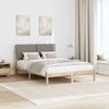 Lovos rėmas Ruda ir taupe 150 x 200 cm Pušies masyvas
