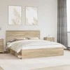 Lova Lovos rėmas Sonoma 180 x 200 cm Kietos pušies mediena