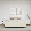 Lova Lovos rėmas su čiužiniu Kreminė 180 x 200 cm audinys