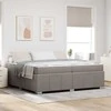 Lova Lovos rėmas su čiužiniu Taupe 200 x 200 cm audinys