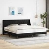 Lova Lovos rėmas su galvūgalio Juodas 200 x 200 cm Aksomas