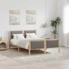 Lovos rėmas su galvūgalio Tortora 150 x 200 cm audinys