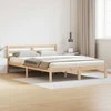 Lova Lovos rėmas Ruda 215,5 x 145,5 x 69,5 cm Kietas pušies medis