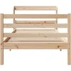 Lova Lovos rėmas su galvūgaliu, 90x200cm, pušies medienos masyvas