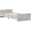 Lova Lovos Rėmas su Galvūgaliu Betono pilka 80 x 200 cm
