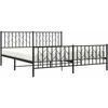 Lova Lovos rėmas su galvūgaliu/kojūgaliu, juodas, 183x213cm, metalas