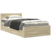 Lova Lovos Rėmas su Galvūgaliu Sonoma ąžuolas 80 x 200 cm