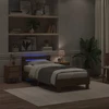 Lova Lovos rėmas su LED Artisano ąžuolo 80 x 200 cm Apdirbta mediena