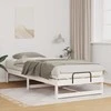 Lova Lovos rėmas Balta 80 x 220 cm Kietos pušies mediena