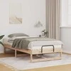 Lova Lovos rėmas Ruda 75 x 190 cm Kietos pušies mediena