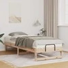 Lova Lovos rėmas Ruda 80 x 200 cm Kietos pušies mediena