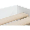 Lova Lovos rėmas su saugojimu Balta 80 x 200 cm Apdirbta mediena