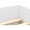 Lova Lovos rėmas su saugojimu Balta 80 x 200 cm Apdirbta mediena
