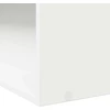 Lova Lovos rėmas su saugojimu Balta 80 x 200 cm Apdirbta mediena