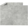 Lova Lovos rėmas su saugojimu Betono pilka 80 x 200 cm