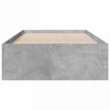 Lova Lovos rėmas su saugojimu Betono pilka 80 x 200 cm