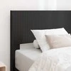 Lova Lovos rėmas su saugojimu ir nugara Juoda 90 x 190 cm