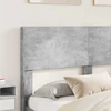 Lova Lovos rėmas su saugojimu ir nugara Betono pilka 150 x 200 cm