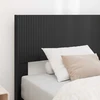 Lova Lovos rėmas su saugojimu ir nugara Juoda 100 x 200 cm
