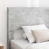 Lova Lovos rėmas su saugojimu ir nugara Betono pilka 75 x 190 cm