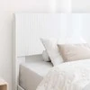 Lova Lovos rėmas su saugojimu ir nugara Balta 90 x 200 cm