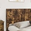 Lova Lovos rėmas su saugojimu ir nugara Dūminio ąžuolo 180 x 200 cm