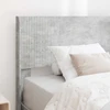 Lova Lovos rėmas su saugojimu ir nugara Betono pilka 90 x 200 cm