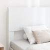Lova Lovos rėmas su saugojimu ir nugara Balta 75 x 190 cm