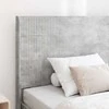 Lova Lovos rėmas su saugojimu ir nugara Betono pilka 90 x 200 cm