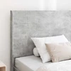 Lova Lovos rėmas su saugojimu ir nugara Betono pilka 75 x 190 cm