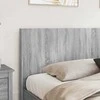 Lova Lovos rėmas su saugojimu ir nugara Pilka Sonoma 200 x 200 cm