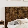 Lova Lovos rėmas su saugojimu ir nugara Dūminio ąžuolo 135 x 190 cm