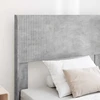 Lova Lovos rėmas su saugojimu ir nugara Betono pilka 75 x 190 cm
