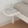 Lova Lovos rėmas su šoninėmis stalelėmis Balta 90 x 220 cm