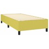 Lovos rėmas su spyruoklėmis, žalios spalvos, 90x190 cm, audinys