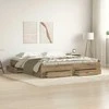 Lova Lovos rėmas Amatininkų ąžuolas 180 x 200 cm Apdirbta mediena